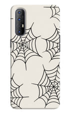 Spider Web Oppo Reno3 Pro Hard Case Back Cover by Casekaro