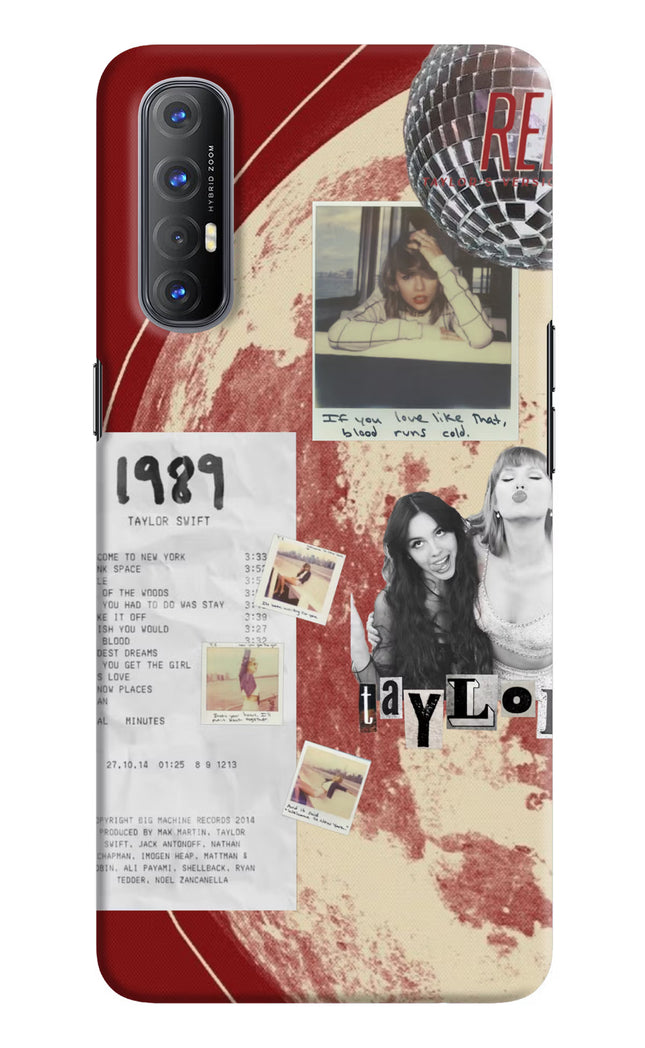Taylor Swift Oppo Reno3 Pro Hard Case Back Cover by Casekaro