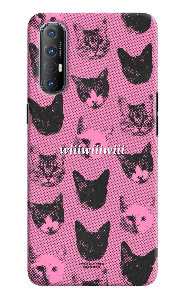 Pink Cats Oppo Reno3 Pro Hard Case Back Cover by Casekaro