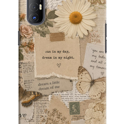 Vintage case Oppo Reno3 Pro Hard Case Back Cover by Casekaro