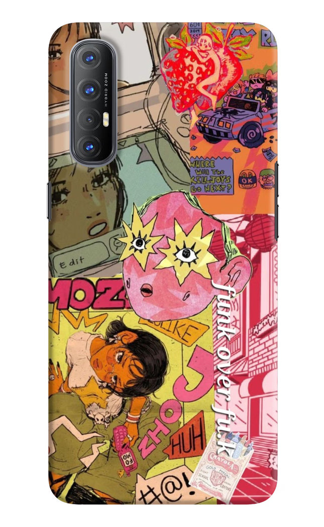 Funkover Oppo Reno3 Pro Hard Case Back Cover by Casekaro