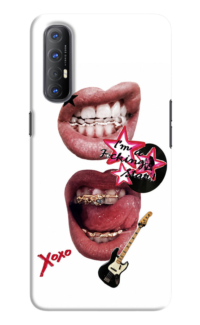 Rockstar Oppo Reno3 Pro Hard Case Back Cover by Casekaro