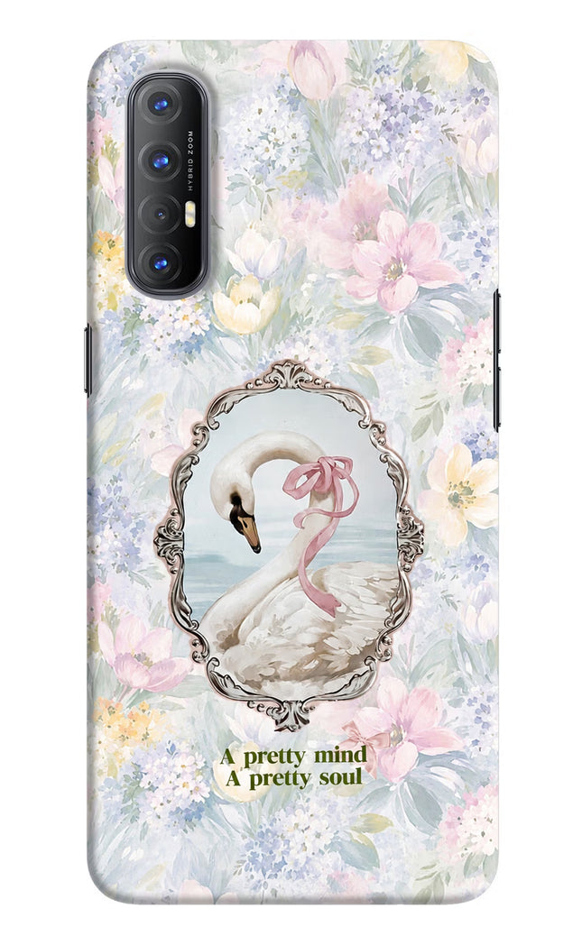 Pretty Mind Pretty Soul Oppo Reno3 Pro Hard Case Back Cover by Casekaro
