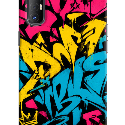 Graffiti Vibe Oppo Reno3 Pro Hard Case Back Cover by Casekaro