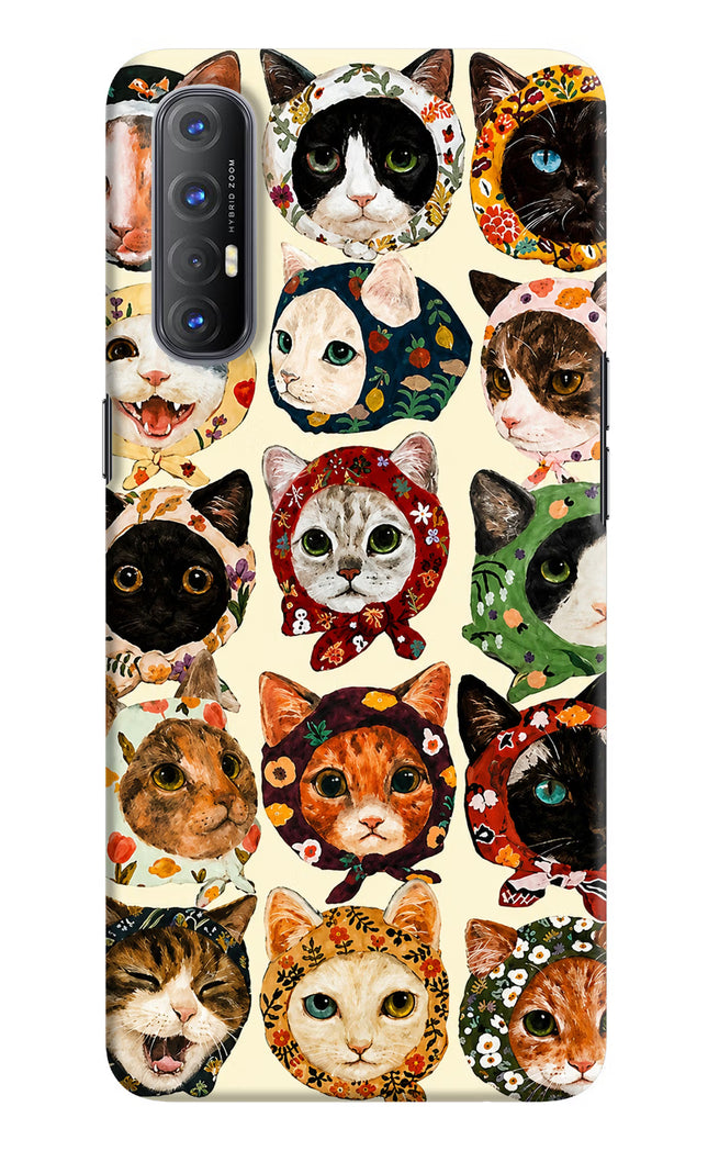 Cool Cat Oppo Reno3 Pro Hard Case Back Cover by Casekaro