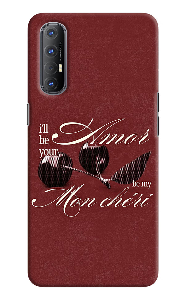 Velvet Cherry Oppo Reno3 Pro Hard Case Back Cover by Casekaro