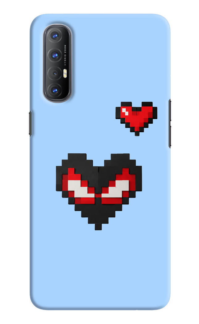 Peter Heart Oppo Reno3 Pro Hard Case Back Cover by Casekaro
