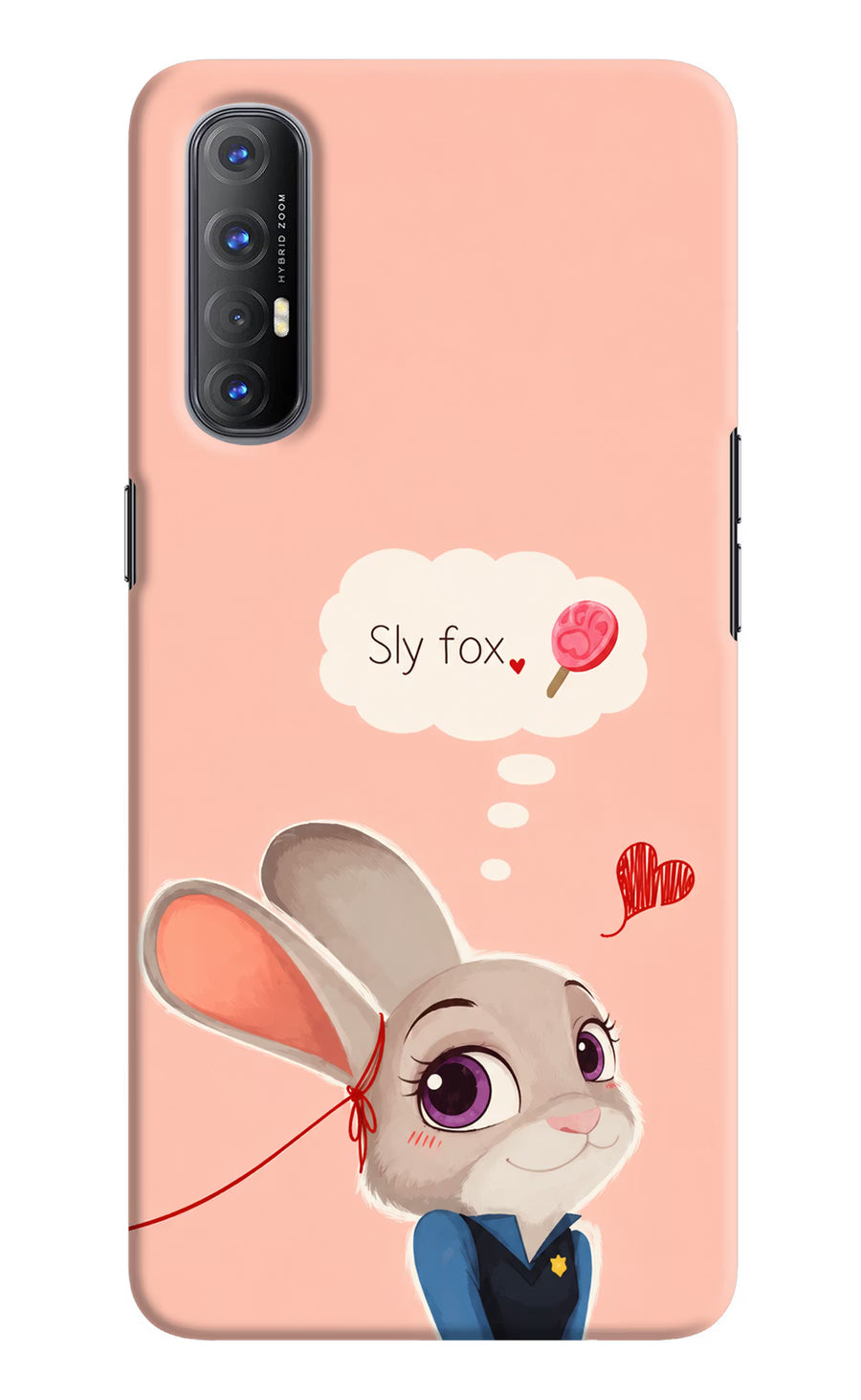Judy Charm Oppo Reno3 Pro Back Cover, Hard case