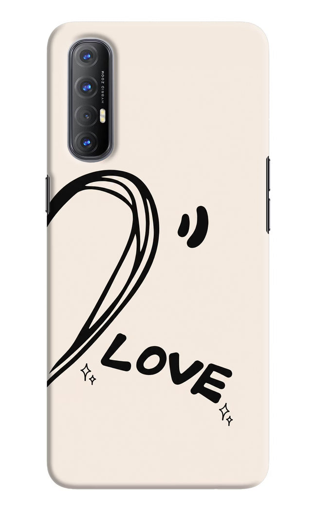 Soul Line Oppo Reno3 Pro Hard Case Back Cover by Casekaro