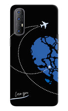 Love Orbit Oppo Reno3 Pro Hard Case Back Cover by Casekaro