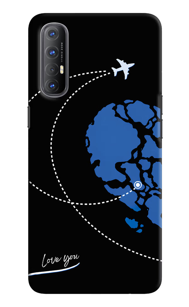 Love Orbit Oppo Reno3 Pro Hard Case Back Cover by Casekaro