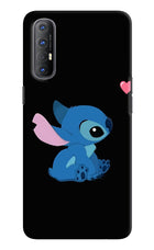 Stitch Crush Oppo Reno3 Pro Hard Case Back Cover by Casekaro