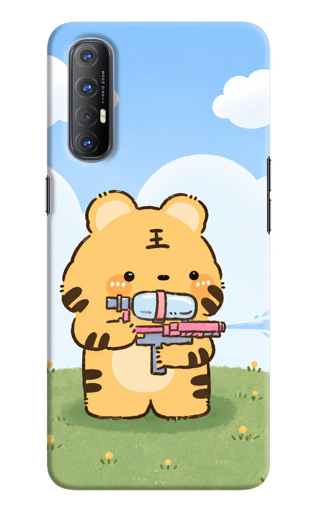 Tiger Treat Oppo Reno3 Pro Hard Case Back Cover by Casekaro