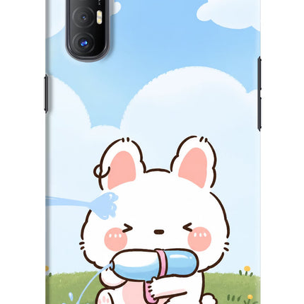 Bunny Treat Oppo Reno3 Pro Hard Case Back Cover by Casekaro