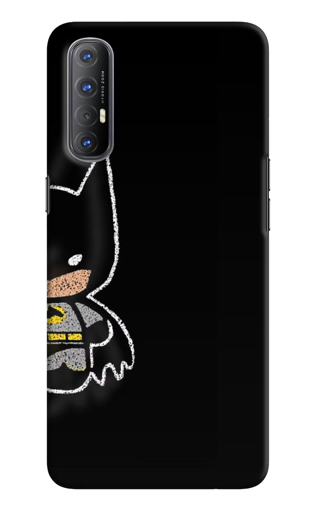 Bat Kitty Oppo Reno3 Pro Hard Case Back Cover by Casekaro
