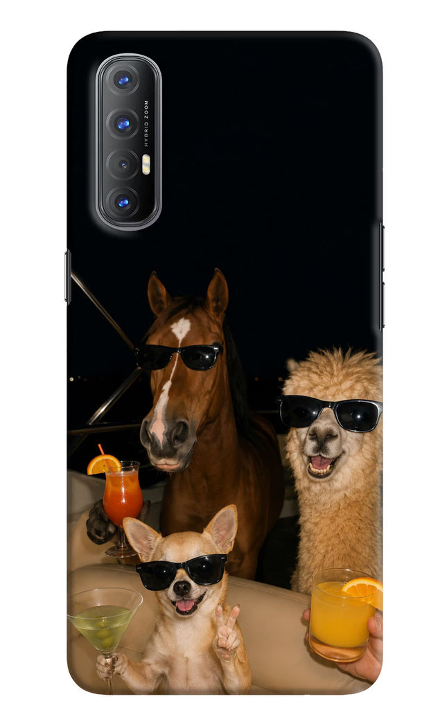 Party Squad Oppo Reno3 Pro Hard Case Back Cover by Casekaro