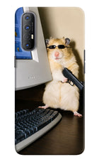 Hacker Hamster Oppo Reno3 Pro Hard Case Back Cover by Casekaro