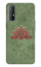 Lotus Grace Oppo Reno3 Pro Back Cover