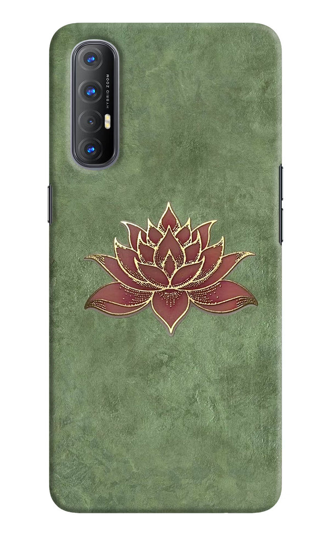 Lotus Grace Oppo Reno3 Pro Hard Case Back Cover by Casekaro