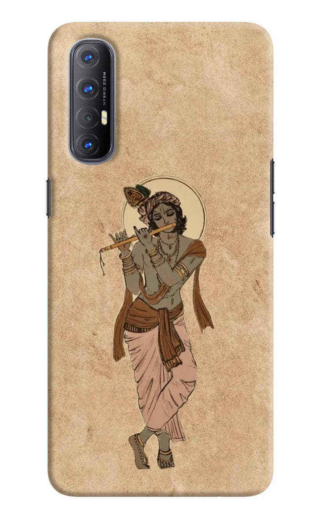 Krishna Oppo Reno3 Pro Hard Case Back Cover by Casekaro