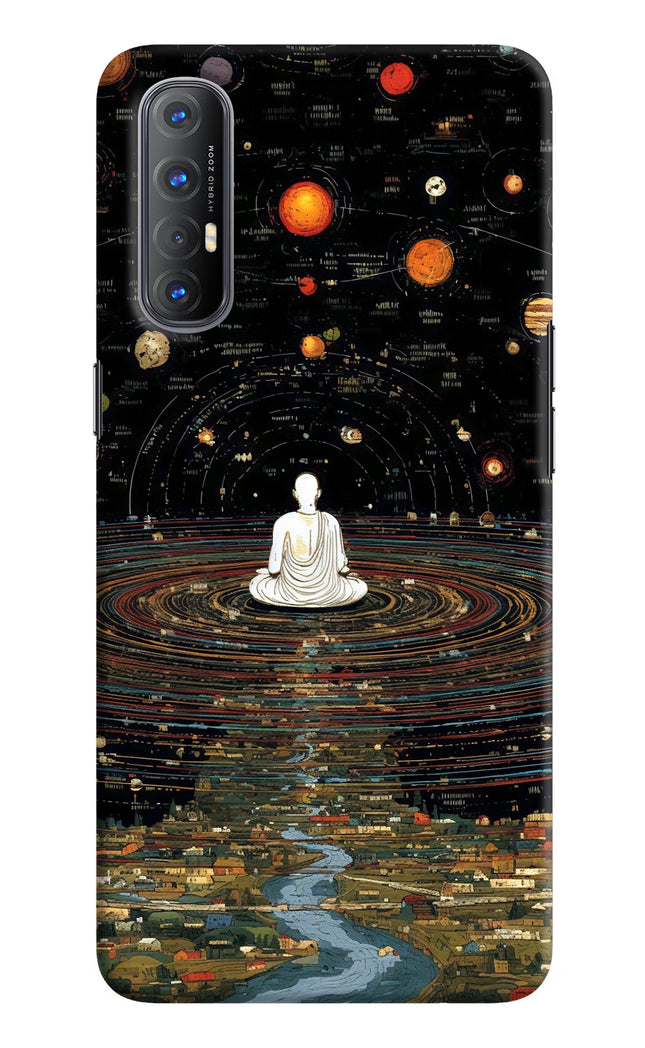 Space Monk Oppo Reno3 Pro Hard Case Back Cover by Casekaro