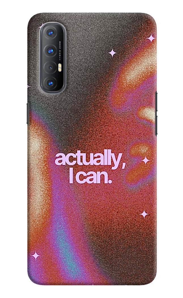 Pink Aura Oppo Reno3 Pro Hard Case Back Cover by Casekaro