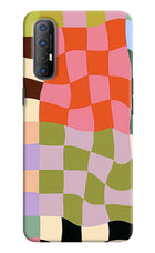 Wavy Grid Oppo Reno3 Pro Back Cover