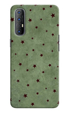 Green Stars Oppo Reno3 Pro Back Cover