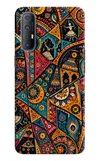 Folk Print Oppo Reno3 Pro Back Cover