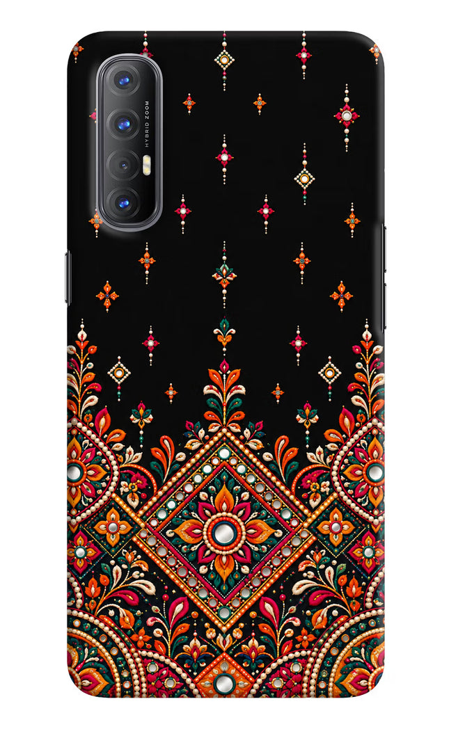 Noir Mehfil Oppo Reno3 Pro Hard Case Back Cover by Casekaro