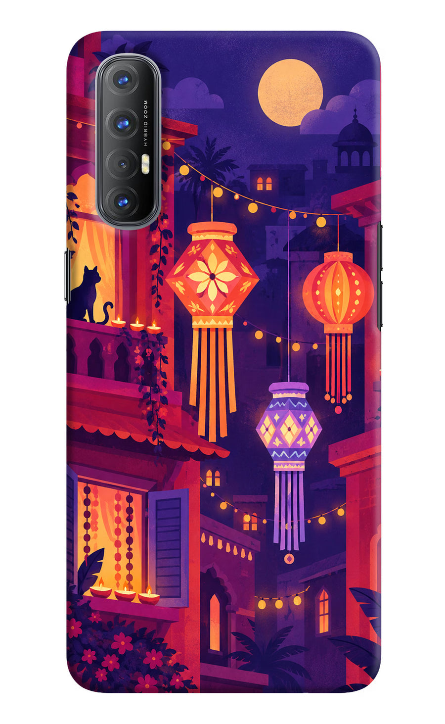 Lantern Lane Oppo Reno3 Pro Back Cover, Hard case