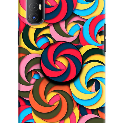 Spiral Pattern Oppo Reno3 Pro Pop Case by Casekaro