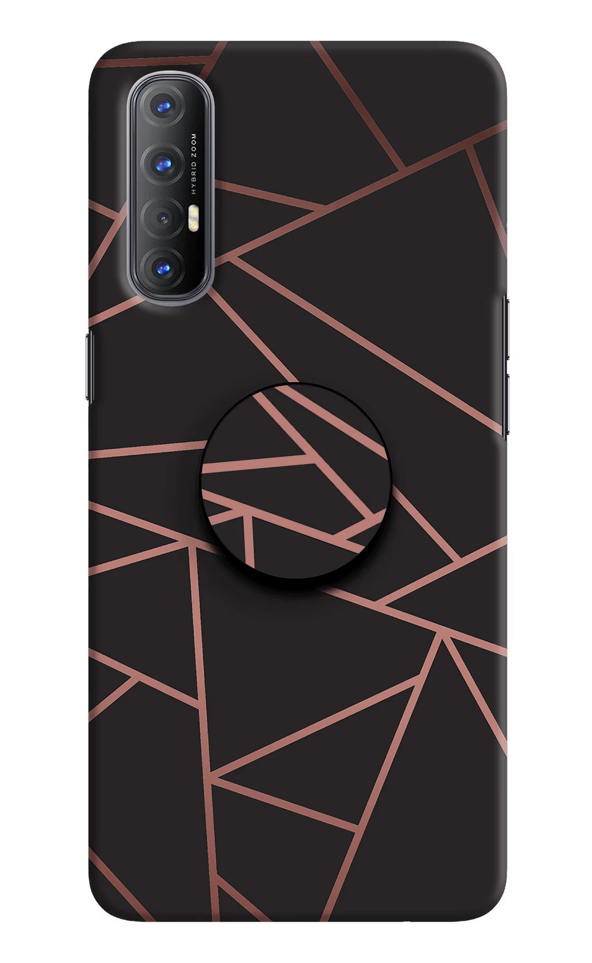 Geometric Pattern Oppo Reno3 Pro Pop Case by Casekaro