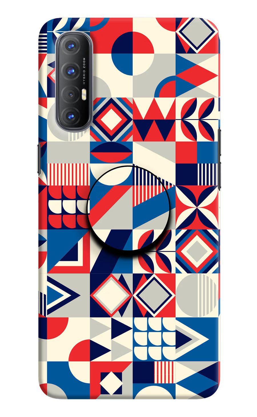 Colorful Pattern Oppo Reno3 Pro Pop Case, Hard case