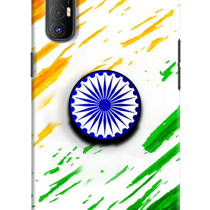 Indian Flag Ashoka Chakra Oppo Reno3 Pro Pop Case by Casekaro