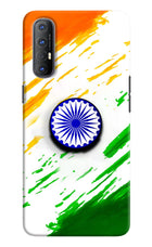 Indian Flag Ashoka Chakra Oppo Reno3 Pro Pop Case by Casekaro