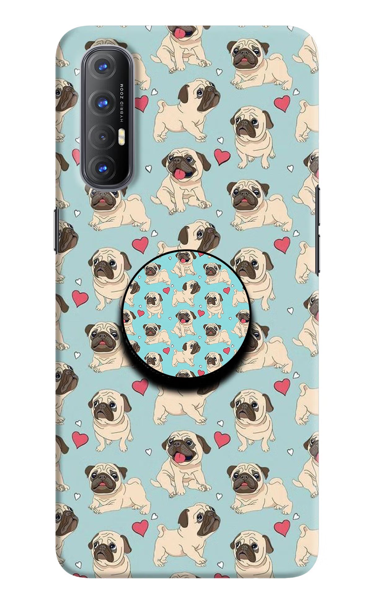 Pug Dog Oppo Reno3 Pro Pop Case by Casekaro