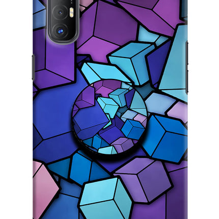 Cubic Abstract Oppo Reno3 Pro Pop Case by Casekaro