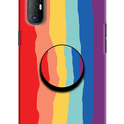 Rainbow Oppo Reno3 Pro Pop Case by Casekaro