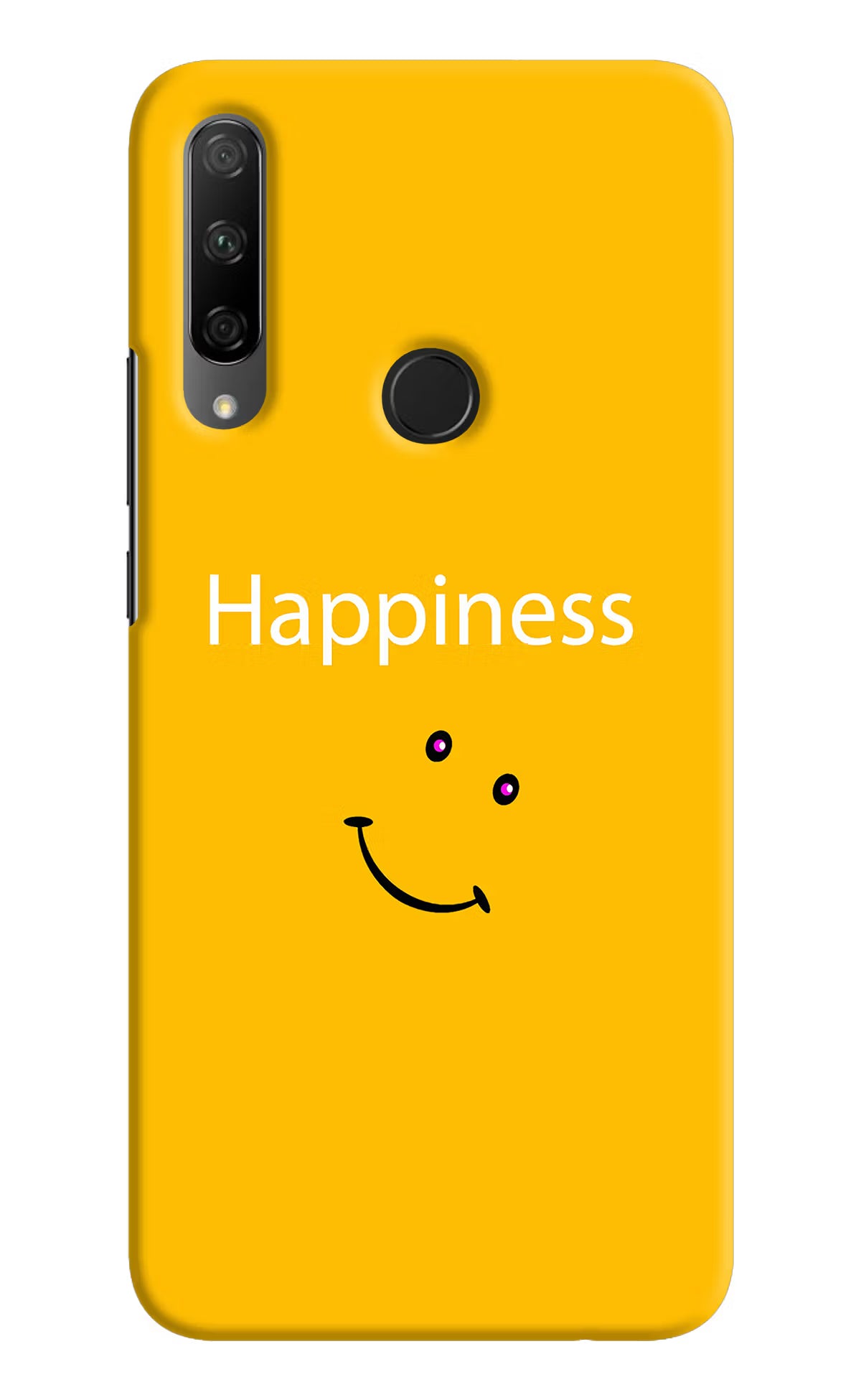 Happiness With Smiley Honor 9X Hard Case Back Cover by Casekaro