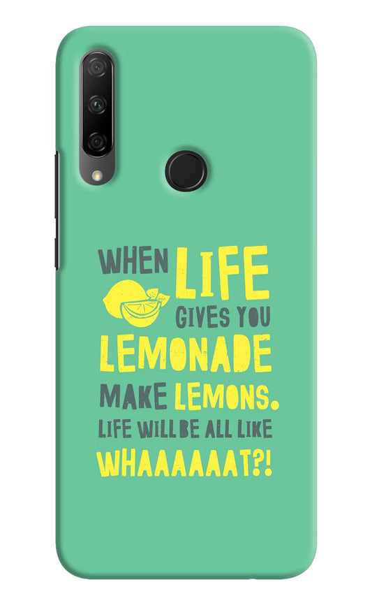 Quote Honor 9X Hard Case Back Cover by Casekaro