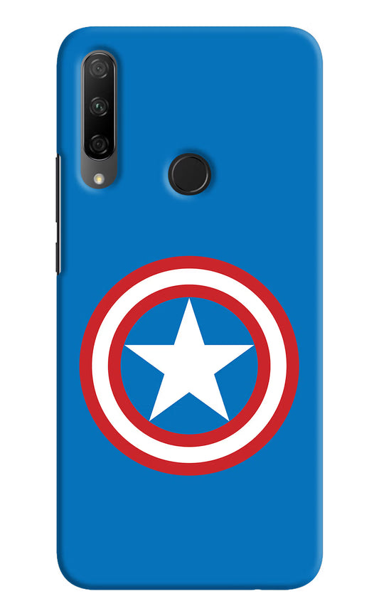 Captain America Logo Honor 9X Hard Case Back Cover by Casekaro