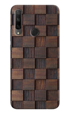 Wooden Cube Design Honor 9X Hard Case Back Cover by Casekaro