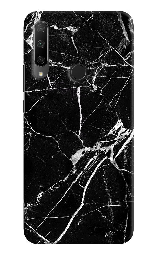 Black Marble Pattern Honor 9X Hard Case Back Cover by Casekaro