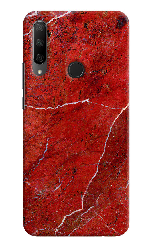 Red Marble Design Honor 9X Hard Case Back Cover by Casekaro