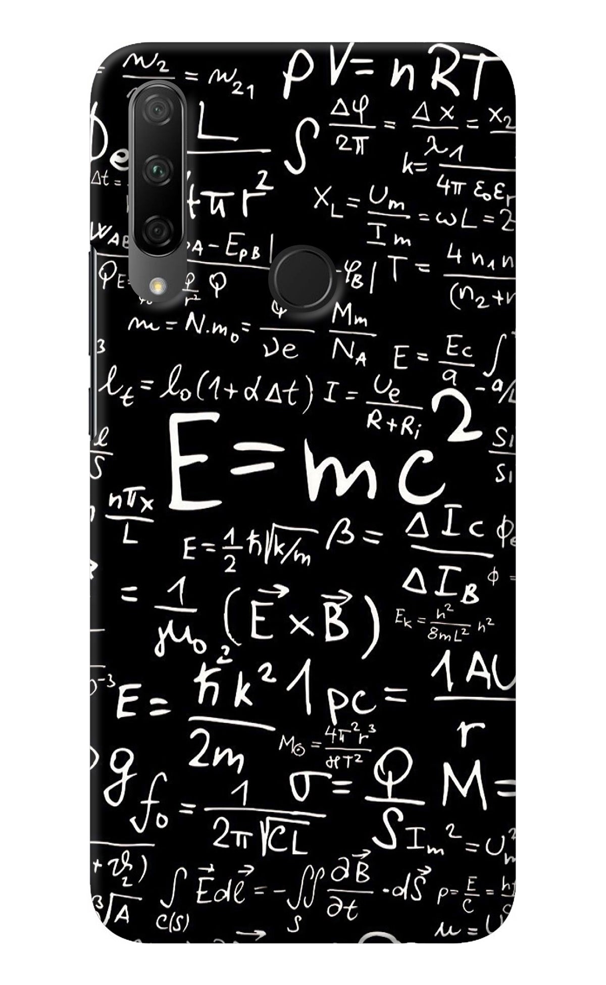 Physics Albert Einstein Formula Honor 9X Back Cover
