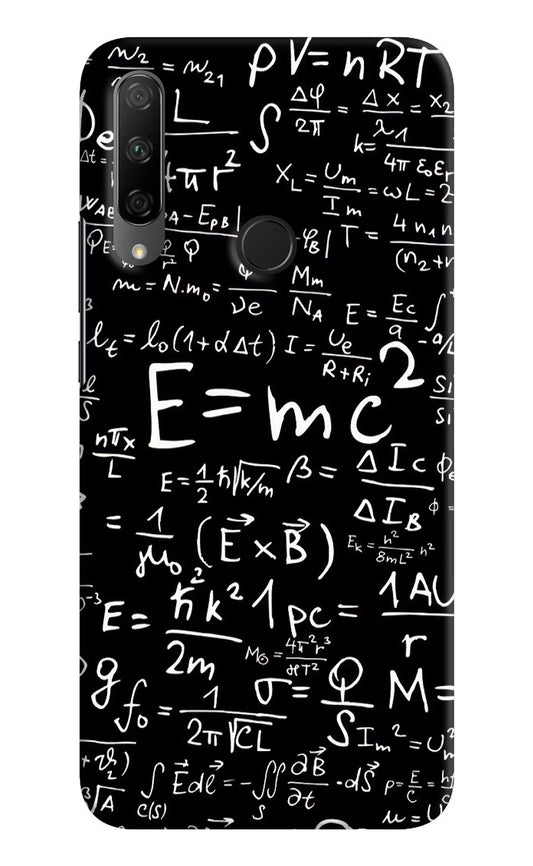 Physics Formula Honor 9X Hard Case Back Cover by Casekaro