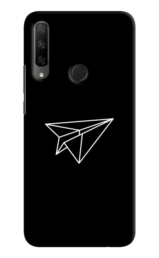 Paper Plane White Honor 9X Hard Case Back Cover by Casekaro