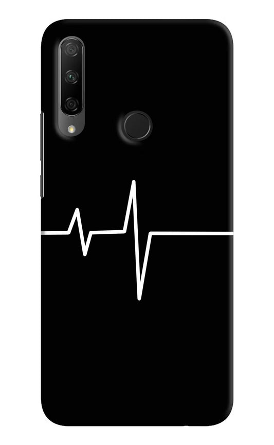 Heart Beats Honor 9X Hard Case Back Cover by Casekaro