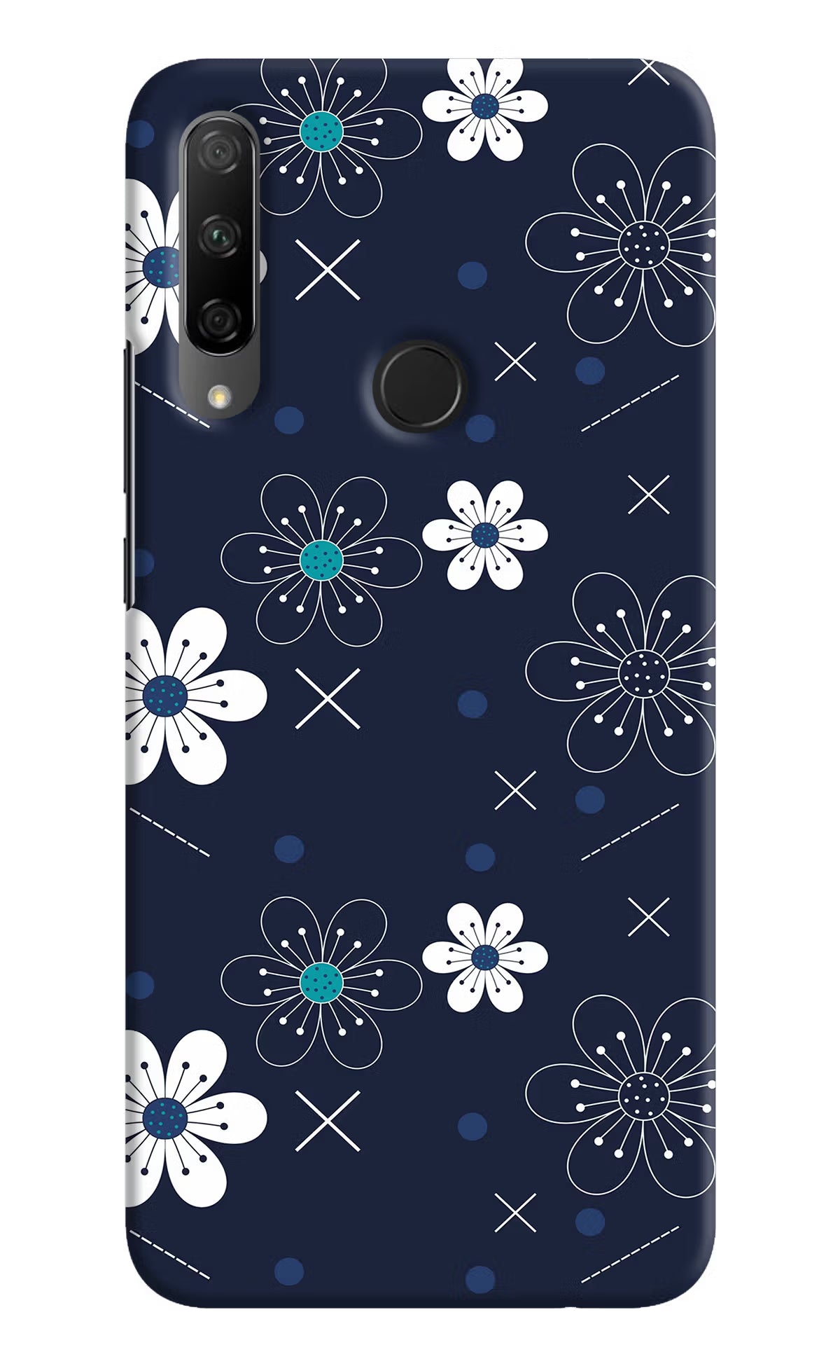 Flowers Honor 9X Hard Case Back Cover by Casekaro